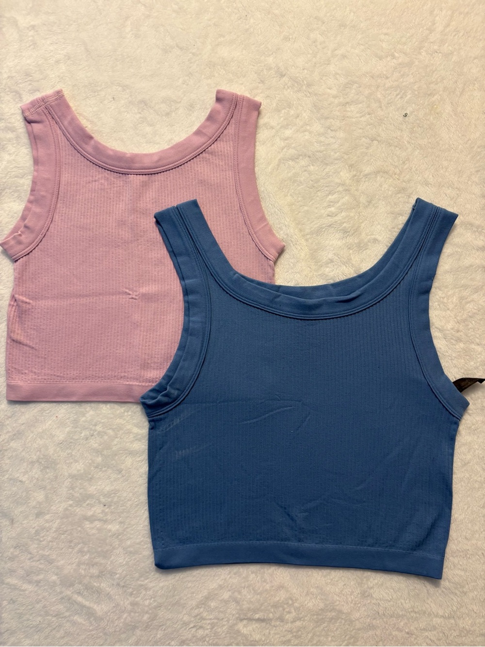 Urban Outfitters Ribbed Tank Tops in Terracotta & Slate